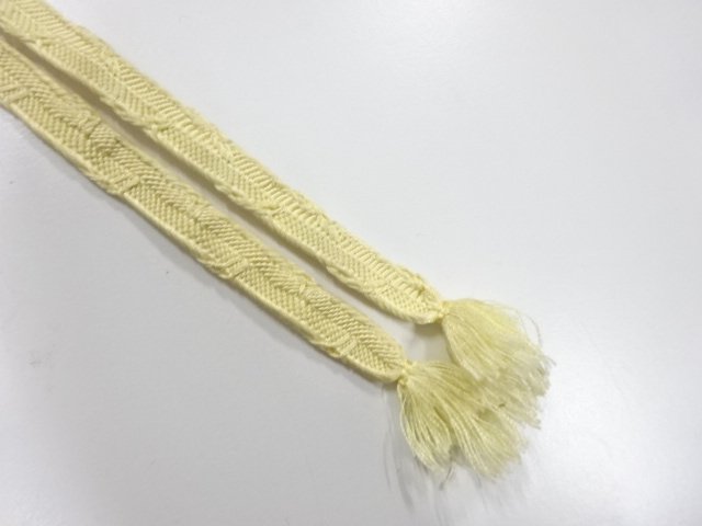  アンティーク　正絹　帯留め用　手組三分紐